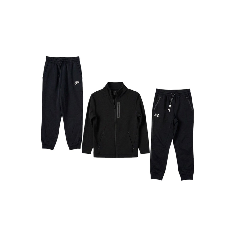 Boys Nike Under Armour Old Navy Athletic Sweatshirt & Sweatpants Bundle Lg
